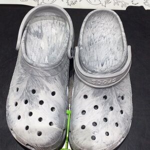 Crocs Adult Classic Print Marble Grey
